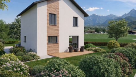 maison moderne au cœur de la nature