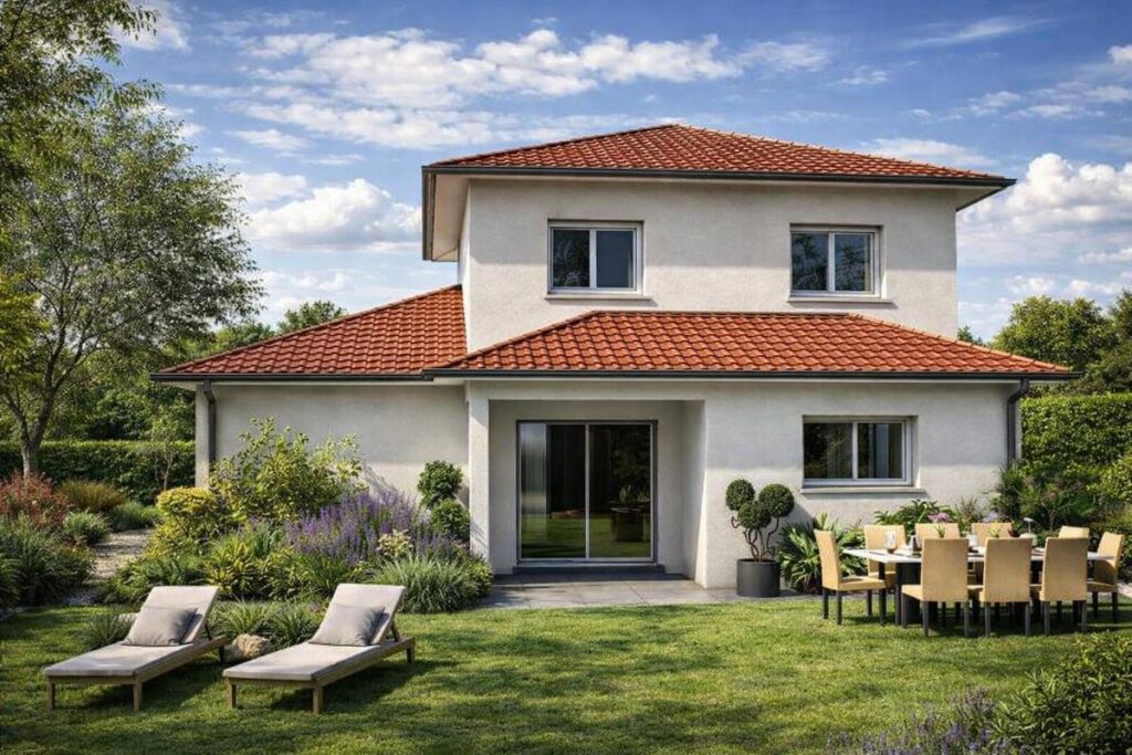 MAISON INDIVIDUELLE SUR BEAU TERRAIN 500M2 AU CENTRE JARRIE
