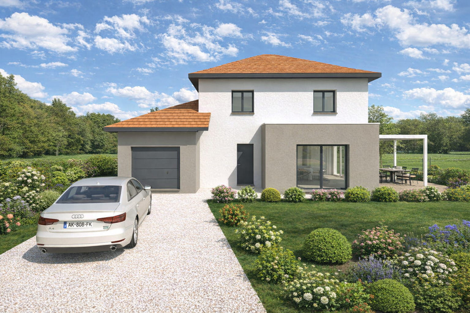 Grésy-sur-Aix – grand terrain vue lac – Prestations haut de gamme