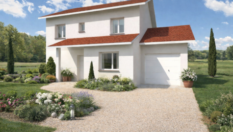 maison chic et jardin paisible