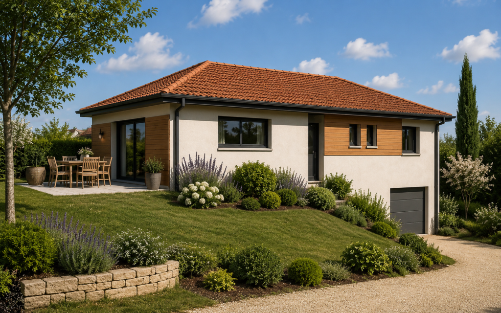 Maison de plain-pied de 90 m² avec grand sous-sol. La Rochette Maison de plain-pied de 90 m² avec grand sous-sol. La Rochette